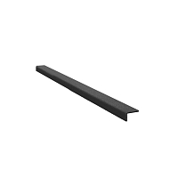 Protiskluzový sklolaminátový profil na schod – úzký, černá, 100 cm
